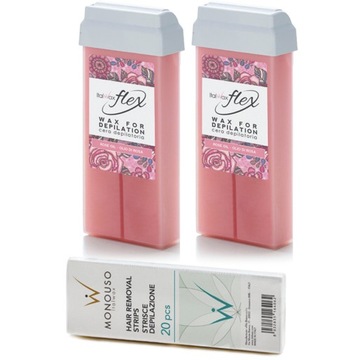 2+1 GRATIS DEPILACJA woski rolka rose paski ITALW