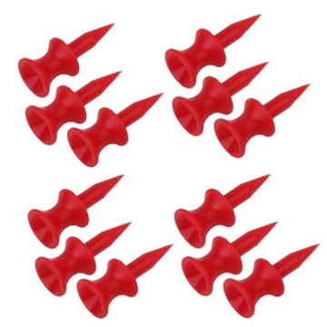 Красные пластиковые футболки для гольфа 30 мм, футболки с замком, аксессуары для гольфистов, оптовая продажа, 99 уп.