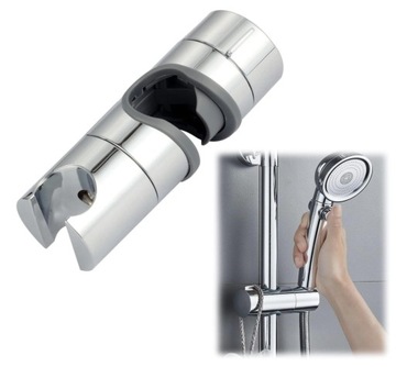 Держатель трубки для душевой штанги М22–25 мм, хромированный.