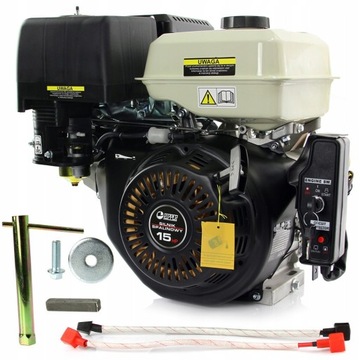 SILNIK SPALINOWY GX390 WAŁ 25mm 15KM DO ZAGĘSZCZARKI STARTER ELEKTRYCZNY