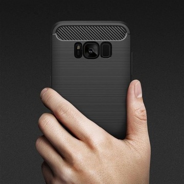 Etui Obudowa Plecki na tył karbon case pokrowiec do SAMSUNG GALAXY S8
