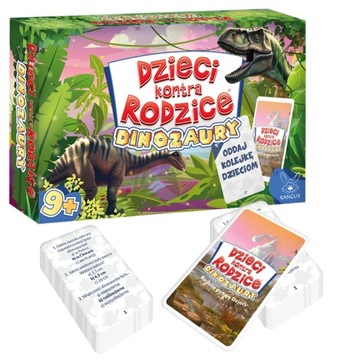 DZIECI KONTRA RODZICE - DINOZAURY - Gra quizowa rodzinna KANGUR