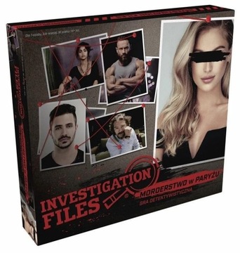 INVESTIGATION FILES MORDERSTWO W PARYŻU GRA PLANSZOWA GOLIATH