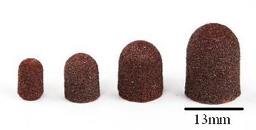 FREZY KAPTURKI ŚCIERNE NA NOŚNIK 13MM #80 (10SZT.)