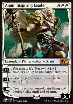 Karta Magic: Ajani, Inspiring Leader Foil
