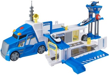 Pojazd Transporter Policja z autkami TEAMSTERZ