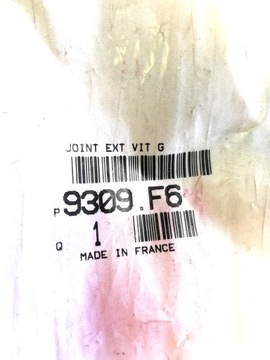 ОКОННАЯ НАКЛАДКА ЛЕВАЯ ЗАДНЯЯ CITROEN C3 9309F6 OE!