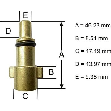 ADAPTER REDUKCJA BAYONET DO MYJKI CIŚNIENIOWEJ NILFISK C D E STIHL LAVOR
