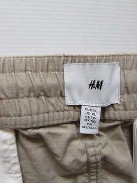 H&M SPODNIE MĘSKIE JOGGER ROZM XL