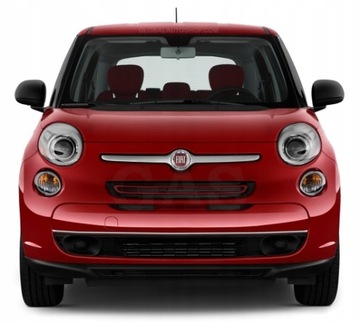 Fiat 500L - Chromowane Listwy Grill Chrom Atrapy Zderzaka Tuning