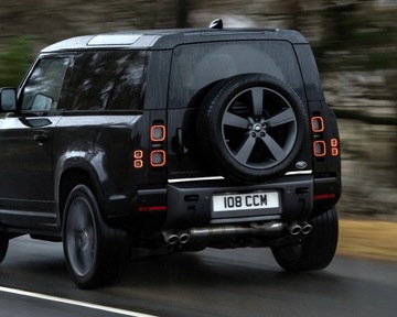 LAND ROVER DEFENDER - LIŠTA CHRÓM VÍKO KUFRU KUFR