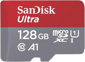 Быстрая SD-карта SanDisk micro SDXC 140 МБ/с емкостью 128 ГБ