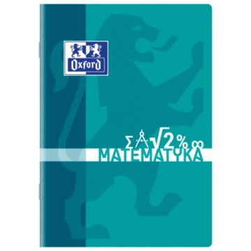 Zeszyt Oxford A5 60 kartek w kratkę - MATEMATYKA