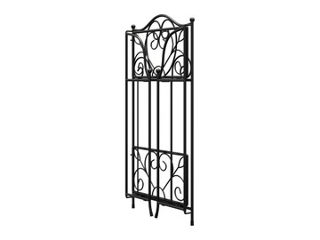 ПОЛКА ДЛЯ ЦВЕТОВ, черная металлическая складная подставка для цветов, балкон, терраса, садовый домик