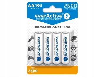 AKUMULATORKI Everactive R6 AA 2600mAh 4szt