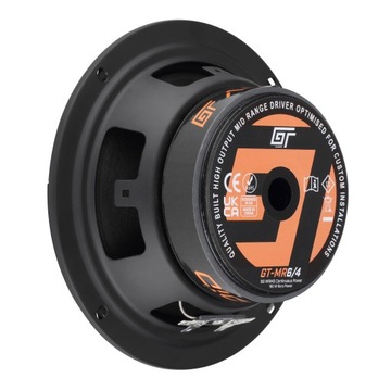 Głośniki samochodowe Bassface GT-MR6/4 midrange 165mm 80Wat RMS 4Ohm 1szt