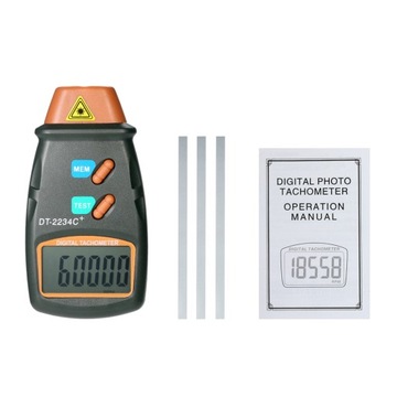 ЛАЗЕРНЫЙ ТАХОМЕТР, ИЗМЕРИТЕЛЬ ОБ/МИН, ЖК-дисплей 99999 об/мин