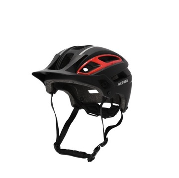 Kask Acerbis MTB DOUBLEP czarny/czerwony S/M czarny/czerwony S/M