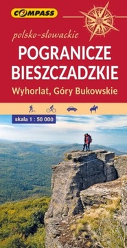 POGRANICZE BIESZCZADZKIE mapa 1:50000 COMPASS 2022