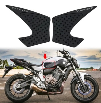 КРЫШКА КРЫШКА 2x КОЛЕННЫЙ РЕЗИНОВЫЙ БАК YAMAHA MT07 MT 07 14-17
