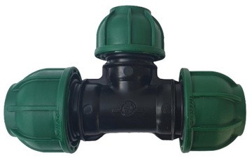 Trójnik redukcyjny PE 20x16x20 - IRRITEC skręcany