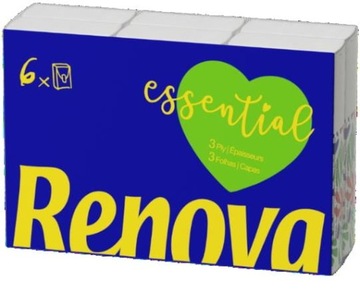 Chusteczki kieszonkowe Renova Essential 6x9