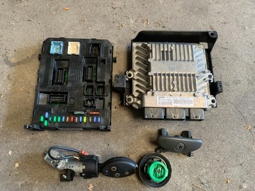 CITROEN C5 II 2.0 HDI BSI KOMPUTER KLUCZ ZESTAW