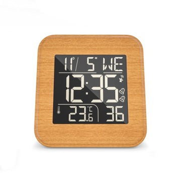 BUDZIK ZEGAR RADIOWY TEMPERATURA + 3 WYMIENNE RAMKI Alarm