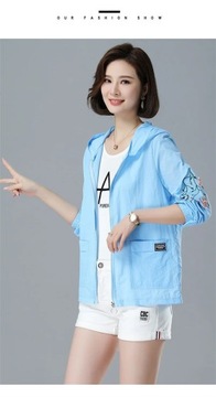 Women's Thin Shirt Short Jacket Coat 2023 New Summ