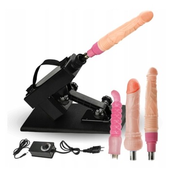 SEX MASZYNA DO SEKSU DILDO WIBRATOR POSUWISTY MASTURBATOR DILDO ZESTAW