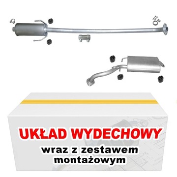 Tłumik komplet Toyota Corolla Verso 1.6i 1.8i 16V