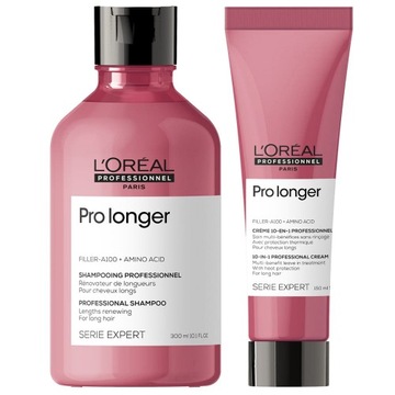 Loreal Pro Longer Zestaw Szampon 300ml Krem 150ml
