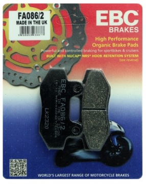 KLOCKI HAMULCOWE EBC FA086/2 HYOSUNG GT 125 250 650 NAKED R S SPORT RT XRX