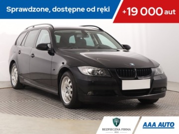 BMW Seria 3 E90-91-92-93 Touring E91 2.0 318d 122KM 2007 BMW 3 318 d, Navi, Xenon, Klima, Klimatronic