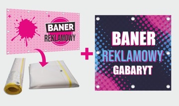 BANER REKLAMOWY 1,5x2m BANERY REKLAMOWE PROJEKT
