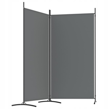 Parawan pokojowy VidaXL 175 x 180 cm antracytowy