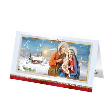 KARNET KARTKA LAURKA BOŻE NARODZENIE KOPERTA 1 szt