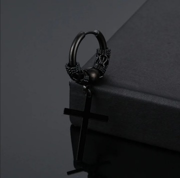 Пуссеты-пусеты HUGGIE с крестообразным шариком и СТАЛЬЮ, панк, готический рок