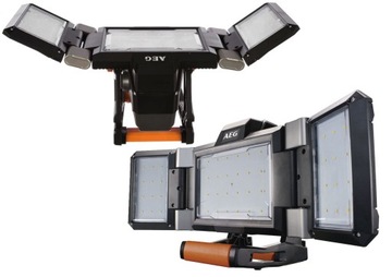 AEG BPL18-0 LAMPA WARSZTATOWA HALOGEN LED HYBRYDOWY 2500 LUMEN 230V/18V