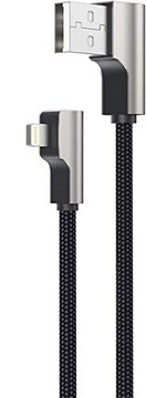 AUKEY kabel USB - Lightning 90 stopni cert MFi 2m