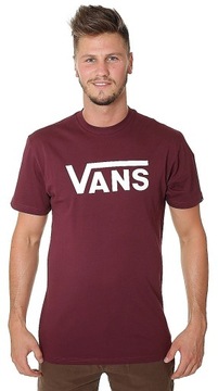 koszulka Vans Classic - Burgundy/White