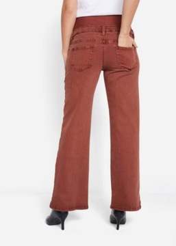 Брюки для беременных B.P.C каштанового цвета, размер 34.