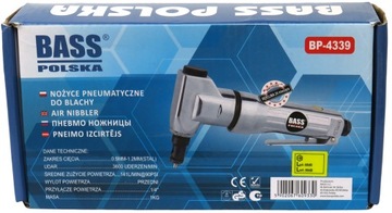 ПНЕВМАТИЧЕСКИЕ НОЖНИЦЫ BASS POLSKA ЛОЗБИКИ ПО ЛИТОВОМУ МЕТАЛЛУ