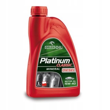 Olej ORLEN Platinum Classic Diesel 15W40, 1 litr