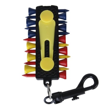 Sports Golf Tee Holder Keeper ze znacznikami piłek z 12 znacznikami piłek Tee