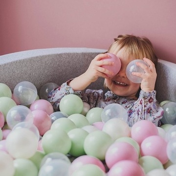 Шары пластиковые Шарики - разные цвета 50 шт. 7 см