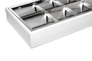 OPRAWA RASTROWA NATYNKOWA LED DO 2X ŚWIETLÓWEK LED