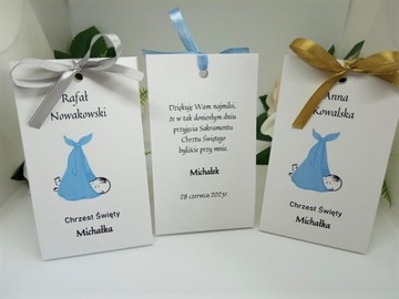 WA19B Благодарственное письмо + открытка на крещение КРЕЩЕНИЕ