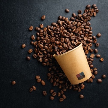 KUBKI Papierowe 250ml KRAFT Kubeczki do kawy do napojów 50szt.