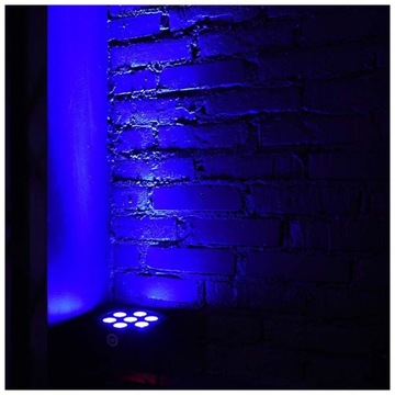 LIGHT4ME TRI PAR BASIC reflektor sceniczny oświetlacz LED 7x9W PAR RGB